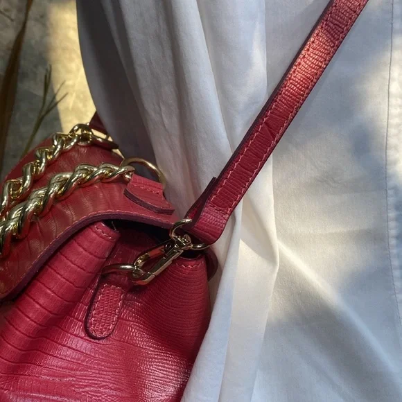 Divina firenze trilli backpack, Crossbody, satchel purse, convertible bag, pink - Picture 10 of 16